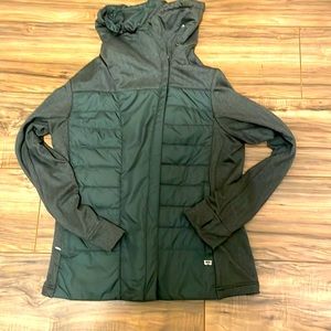 Helly Hansen Asymmetrical Zip Olive Green Jacket size small